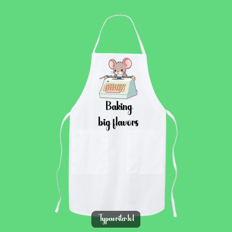 Funny Mouse Chef Apron: Whimsical Character's Giant Recipe - Hilarious Kitchen Gift