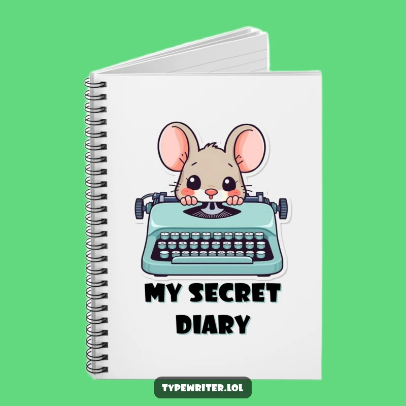 Funny Mouse Writer Notebook: Playful Scribe's Journal, a Clever Funny Gift